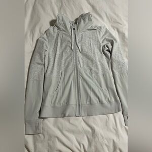 Lululemon Athletica Gray Zip-Up Jacket Casual Comfort